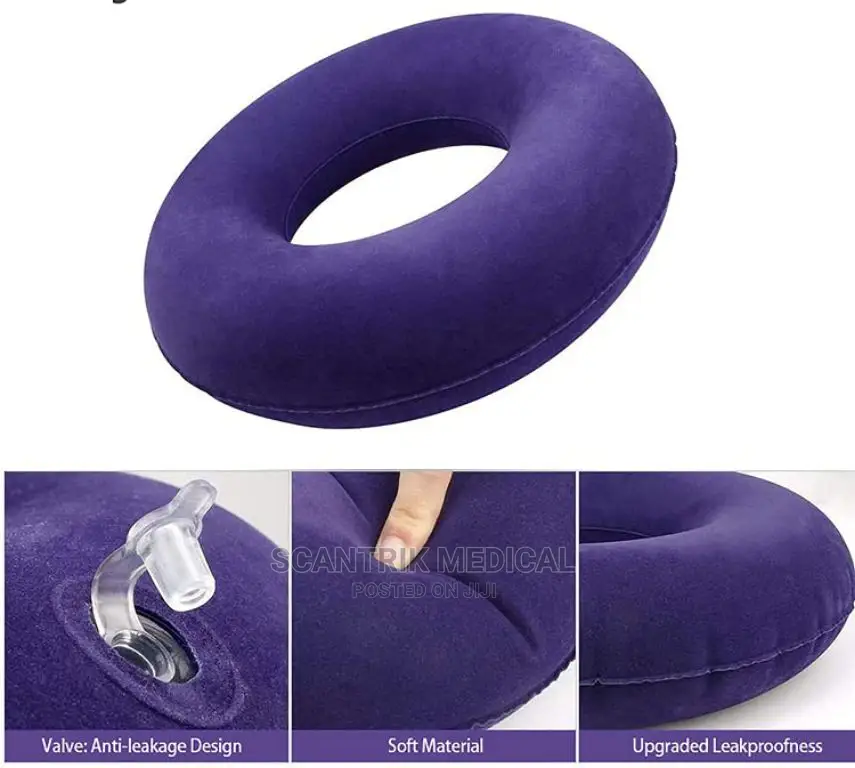 Donut Seat Cushion With Air Pump Hemorrhoid Treatment in Yaba Medical