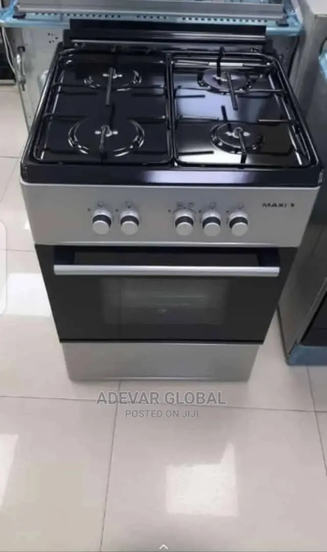 Maxi 4 Gas Cooker Standing Burner 60 X 60 Silver in Ibadan Restaurant