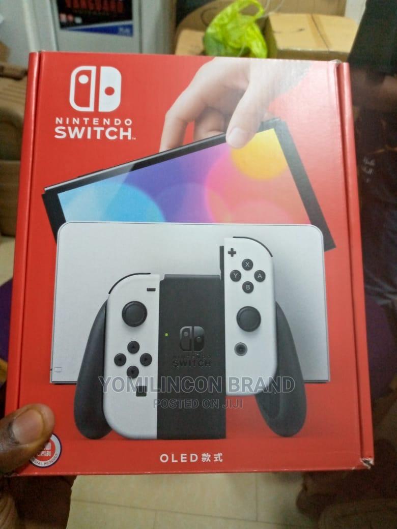 Nintendo Switch (OLED Model) White in Ikeja Video Game Consoles, Yomilincon Brand Jiji.ng