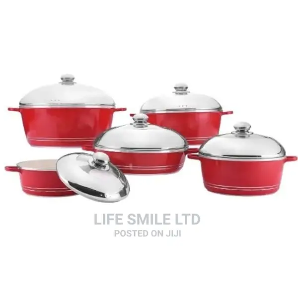 Dessini 10 Pieces Imperial Die Cast Cookware Non Stick Set in Lagos