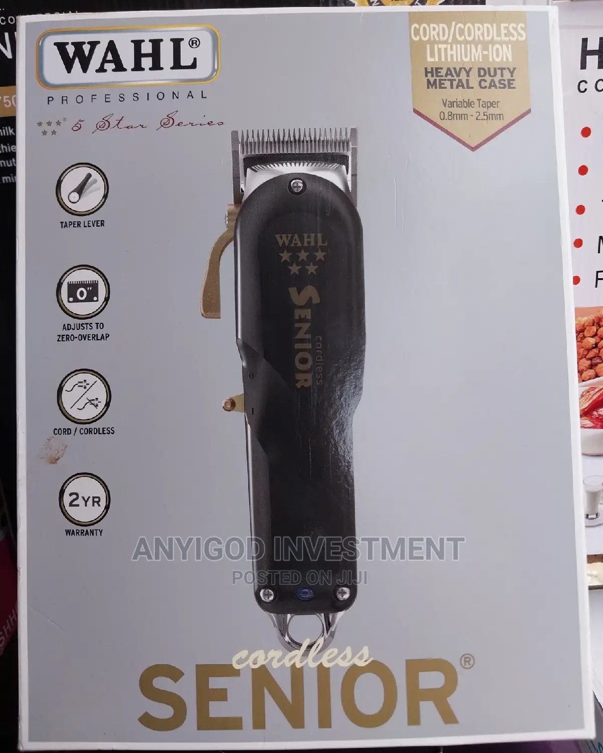 WAHL Senior 5 Star Cordless/Rechargeable Hair Clipper in Lagos Island