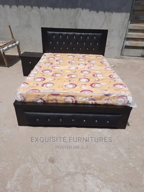 4.5 by 6 Bed Frame and Mattress in Ikeja Furniture, Exquisite
