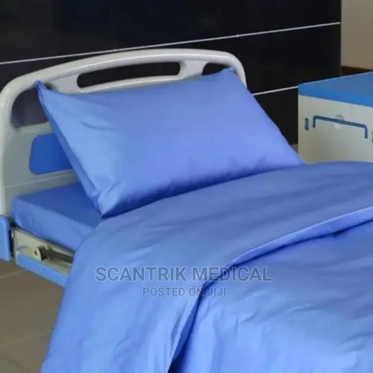Medical Blue Reusable Bed and Pillow for Hospital in Yaba Medical