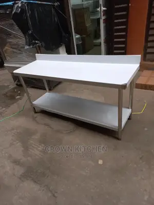 Photo - Stainless Steel Kitchen Work Table
