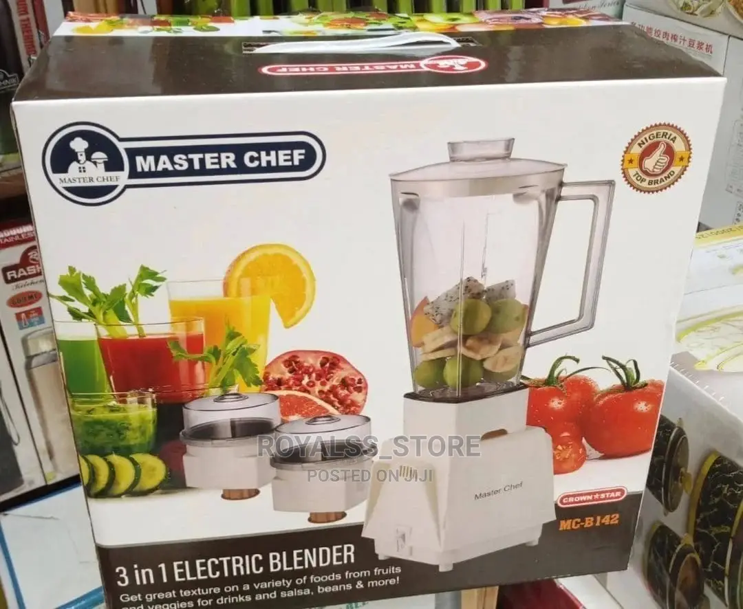 Master Chef 3 in 1 Electric Blender in PortHarcourt Kitchen