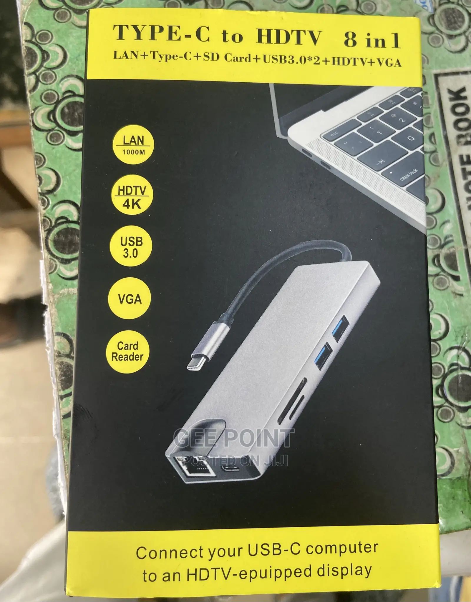 TypeC Adapter 8 in 1 in Ikeja Computer Accessories , Silas Onunkwo