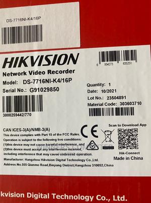 Hikvision 16channel NVR | Security & Surveillance for sale in Lagos State, Ikeja