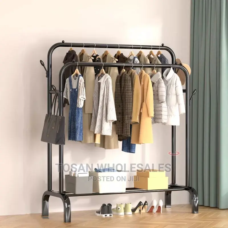 Multipurpose Clothes Rack With Bottom Shelf in Lagos Island (Eko