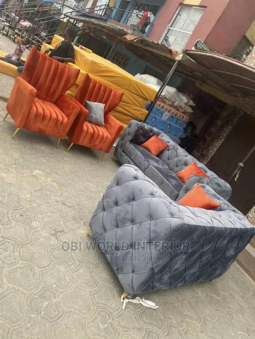 Latest Cushion Sofa Chair By7 Full Set in Ojo Furniture, Obi World Interiors Limited Jiji.ng