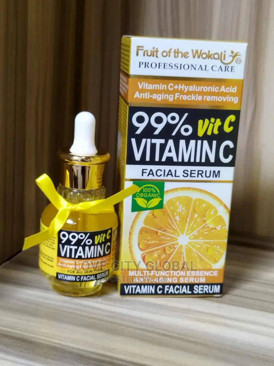 Fruit of Wokali 99 Vitamin C + Hydraulic Acid Serum in AmuwoOdofin