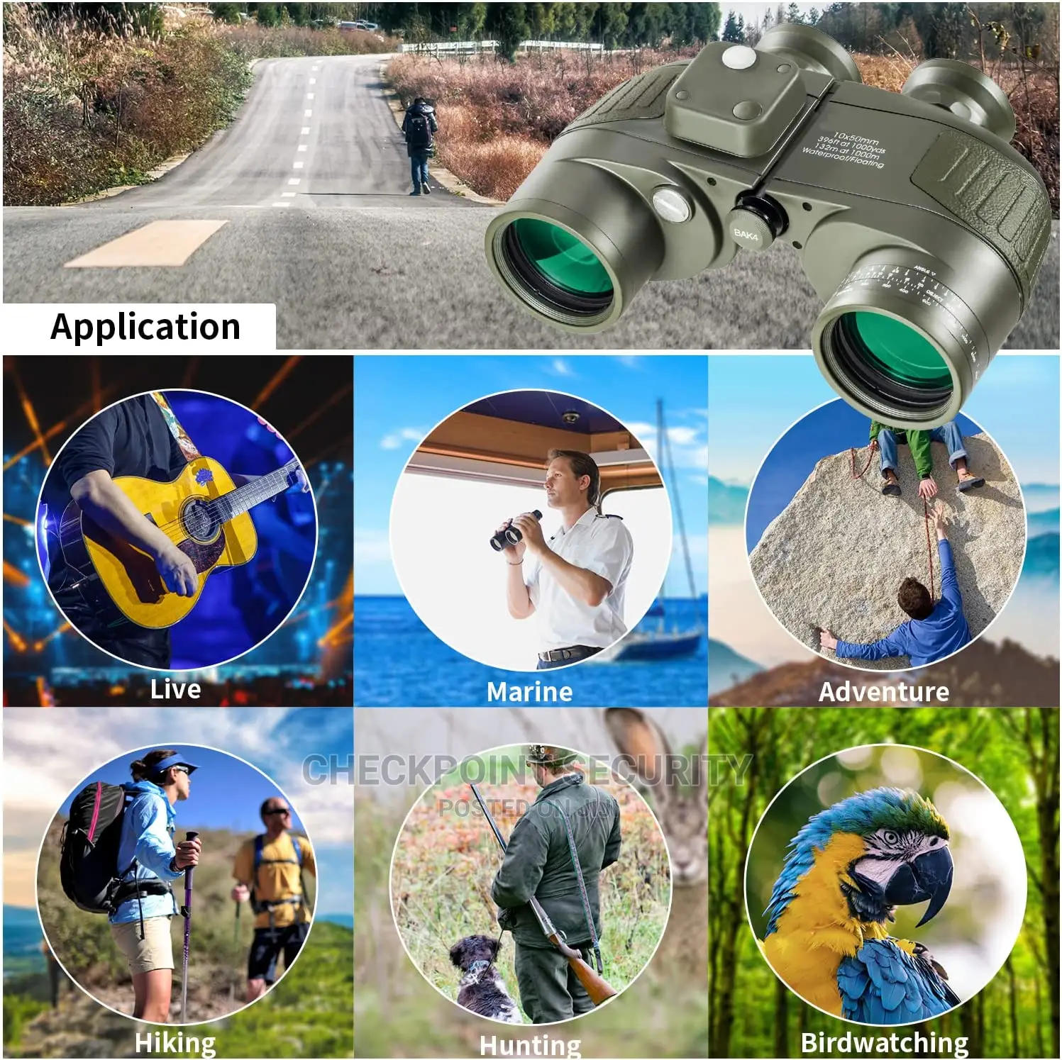 10x50 Military Binocular With Rangefinder and Compass in Ikeja