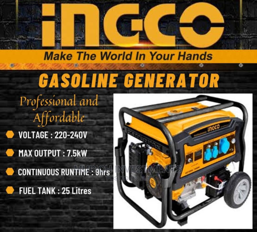 Ingco Gasoline Generator 7500w 7.5kva in Lagos Island (Eko
