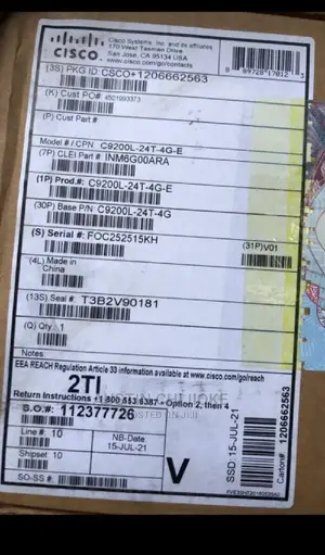 Photo - Cisco C9200l-24t-4g-e Switch