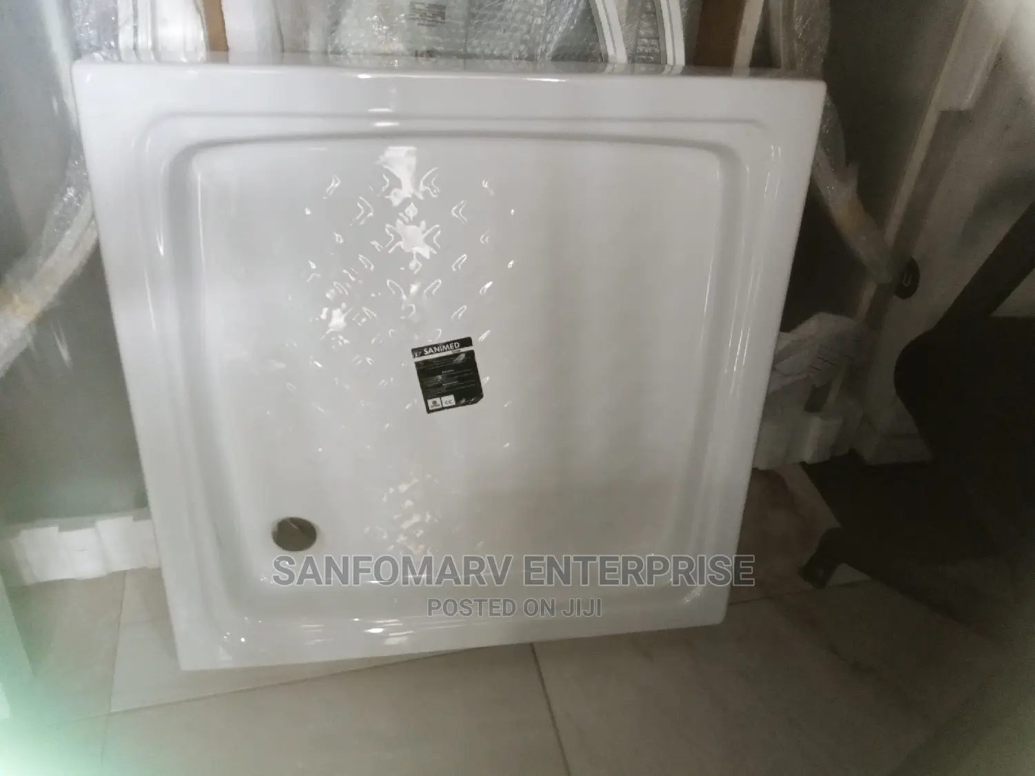 80x80 Ceramic Shower Tray in Orile Plumbing & Water Supply, Sanfomarv