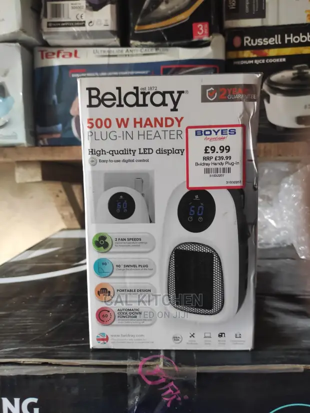 Beldray Plug in Handy Heater in Ojo - Home Appliances, CAL KITCHEN  COLLECTION | Jiji.ng