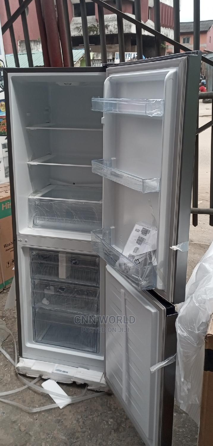 New Hisense 225litre Bottom Freezer Double Door Fridge 1year in Ojo