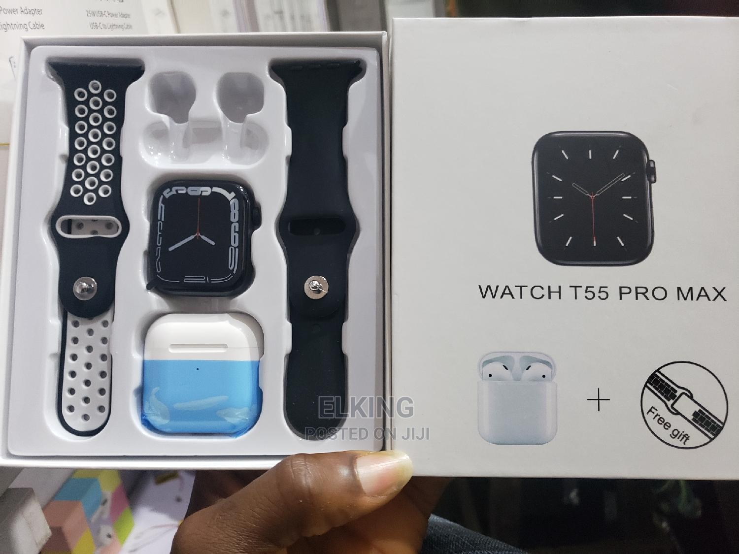 T55 Pro Max Smart Watch in Ikeja Smart Watches & Trackers, Kelvin Elochukwu Jiji.ng