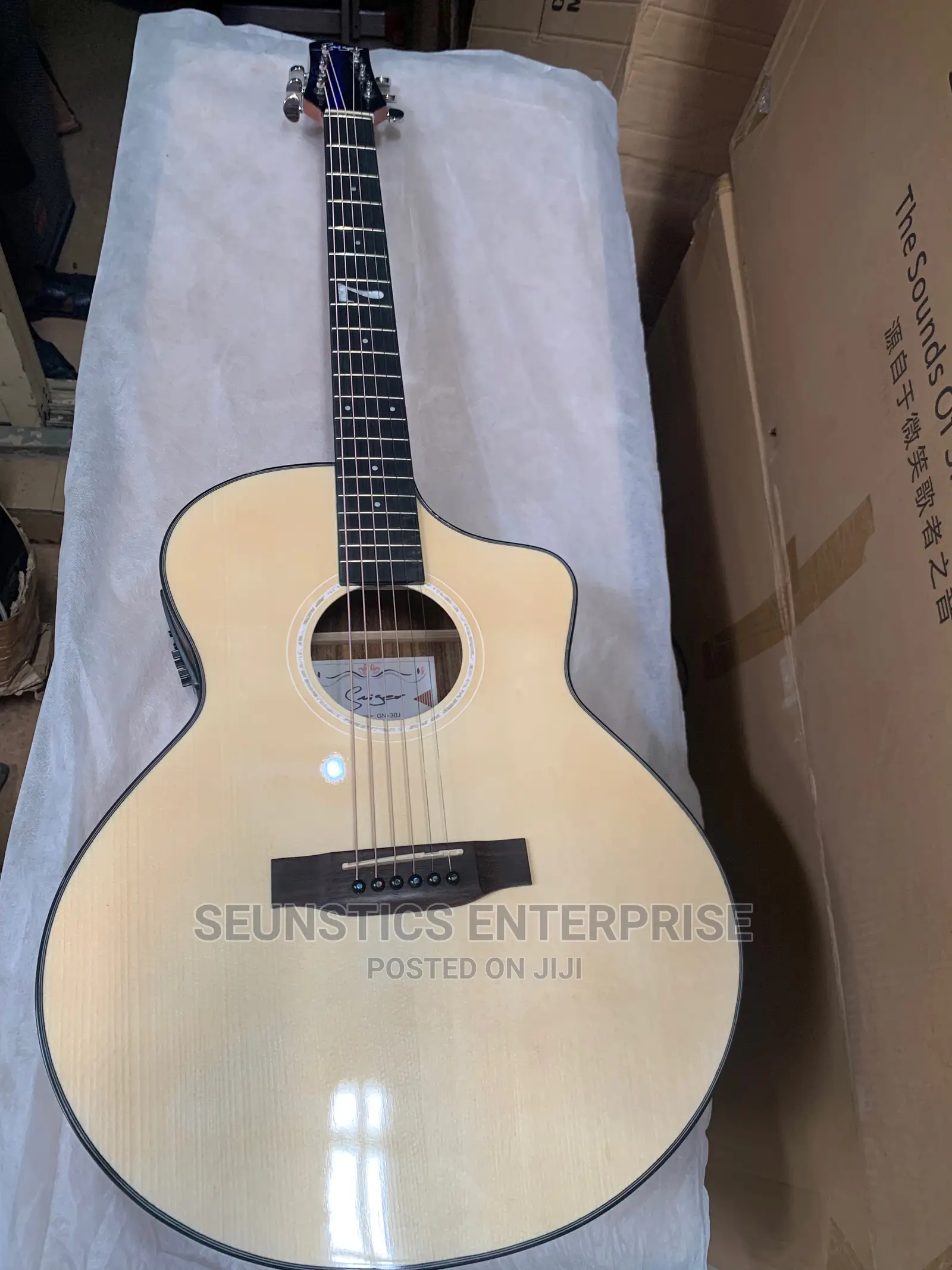Quality Smiger GN30J Electro Acoustic Guitar in Ikeja Musical