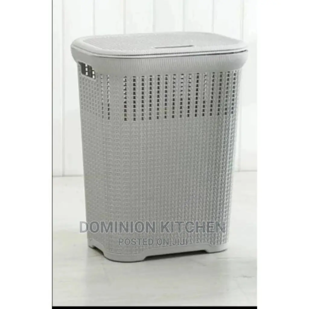 Laundry Basket With Cover in Eko Atlantic Home Accessories, Dominion