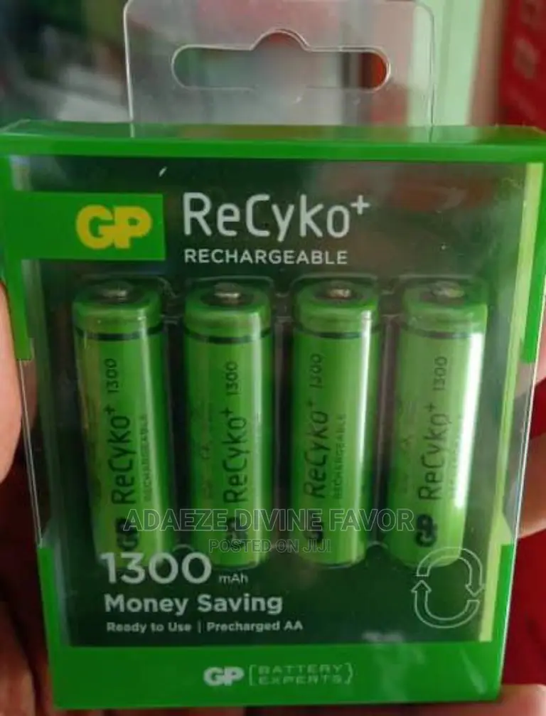 1300mah GP Recyko+ Rechargeable Batteries in Lagos Island (Eko) Accessories & Supplies for