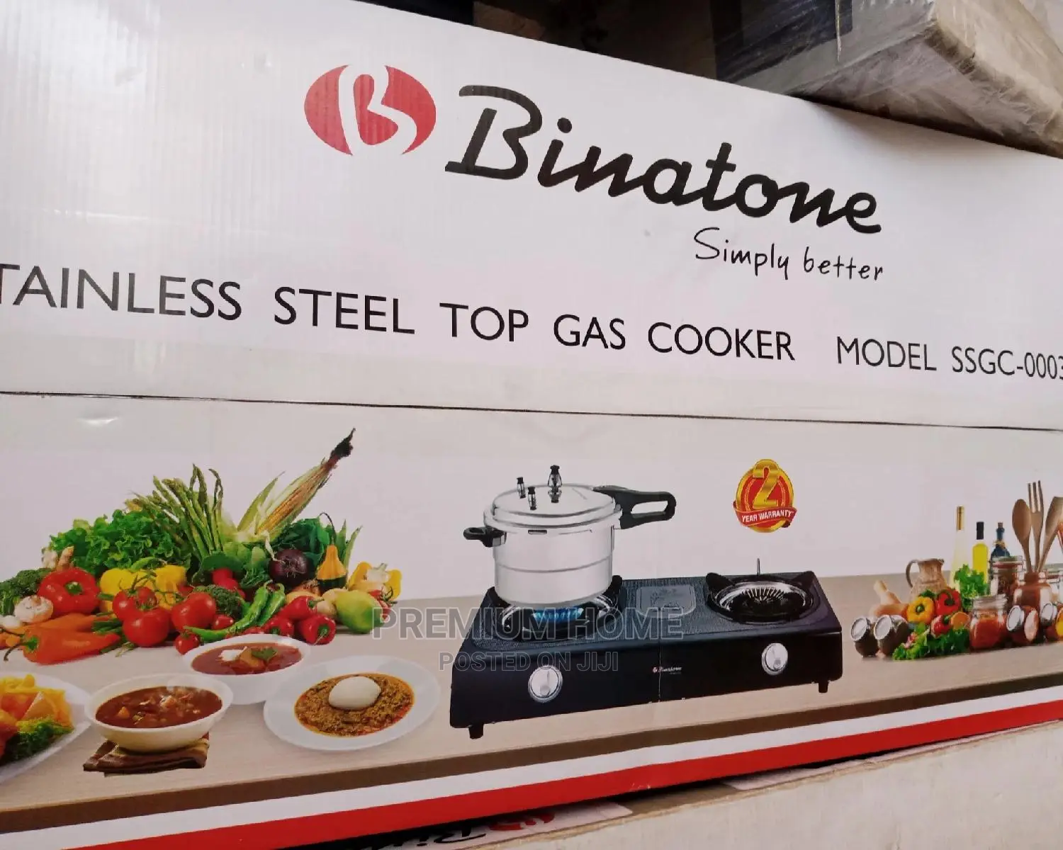 Binatone Stainless Gas Cooker SSGC003 in Lagos Island (Eko) Kitchen