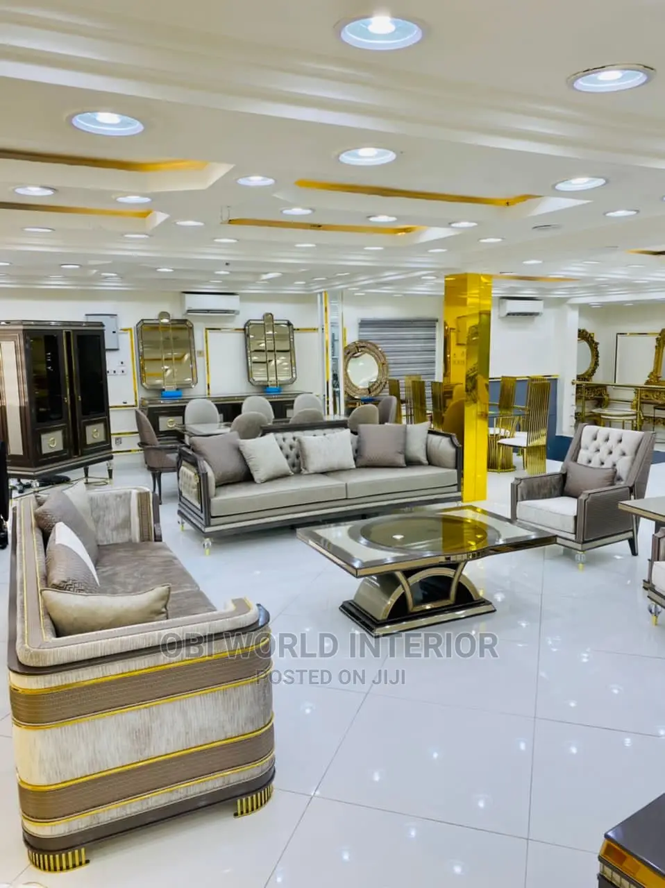 Luxury Sofas Center Table Set,Dining Set,Bar in Ojo Furniture, Obi