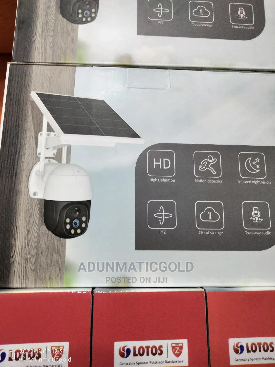 2MP 4G PTZ Solar Outdoor Auto Tracking Two Way Audio Camera in Lagos