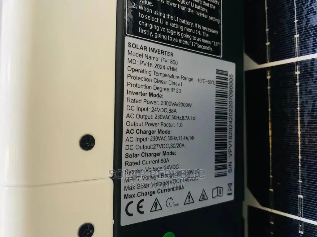 Must Hybrid Inverters 2kw 24V in Ojo Electrical Equipment, Solar