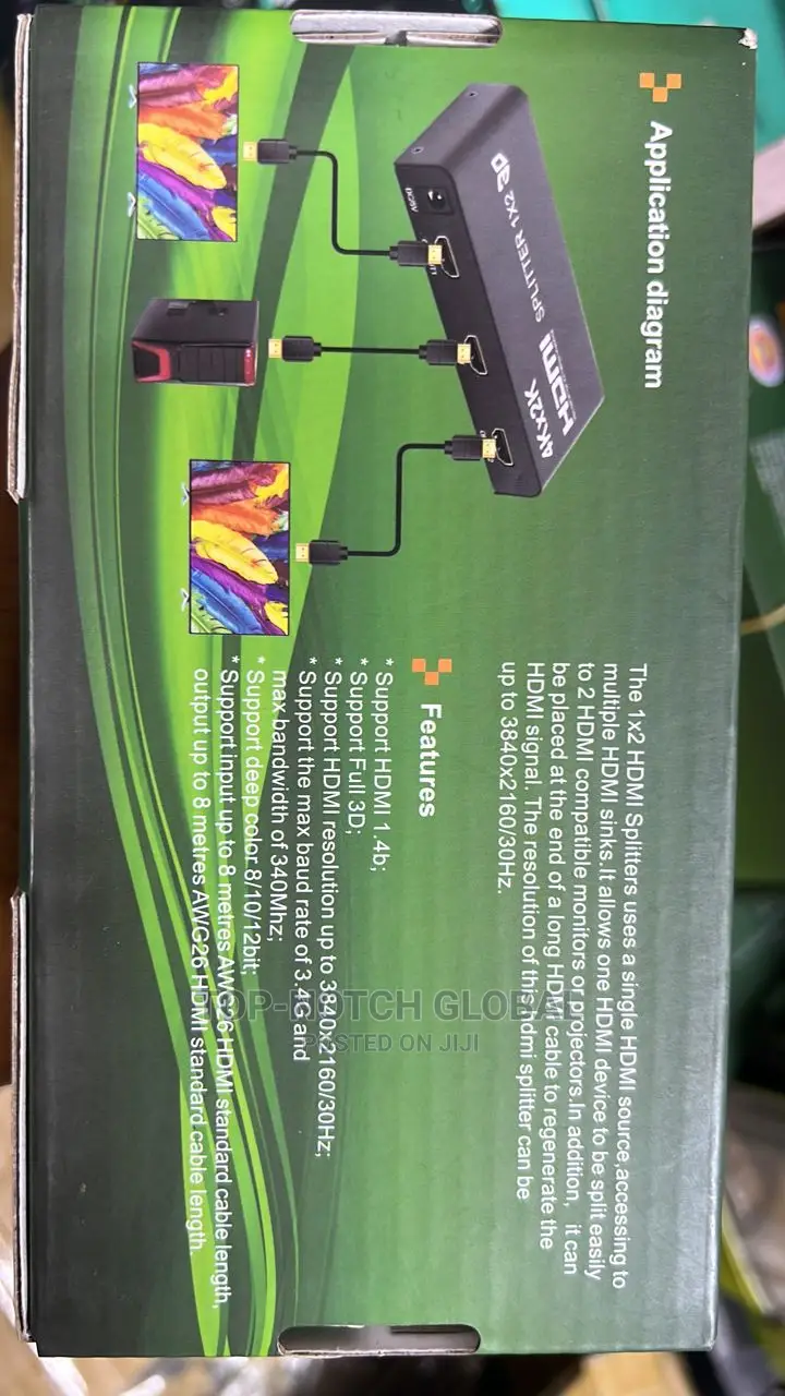 HDMI Splitter 2 Ports in Ikeja Computer Accessories , TopNotch Global Computers Jiji.ng