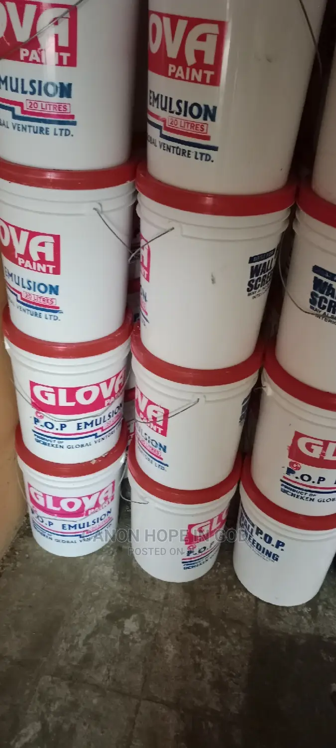Glova Paint 20kg in Yaba Building Materials, Chukwuka Canon Jiji.ng