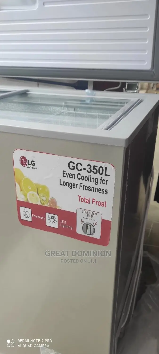 LG CHEST FREEZER 350L Double Glass Ice Maker Fast COOL 2yrs in Ojo