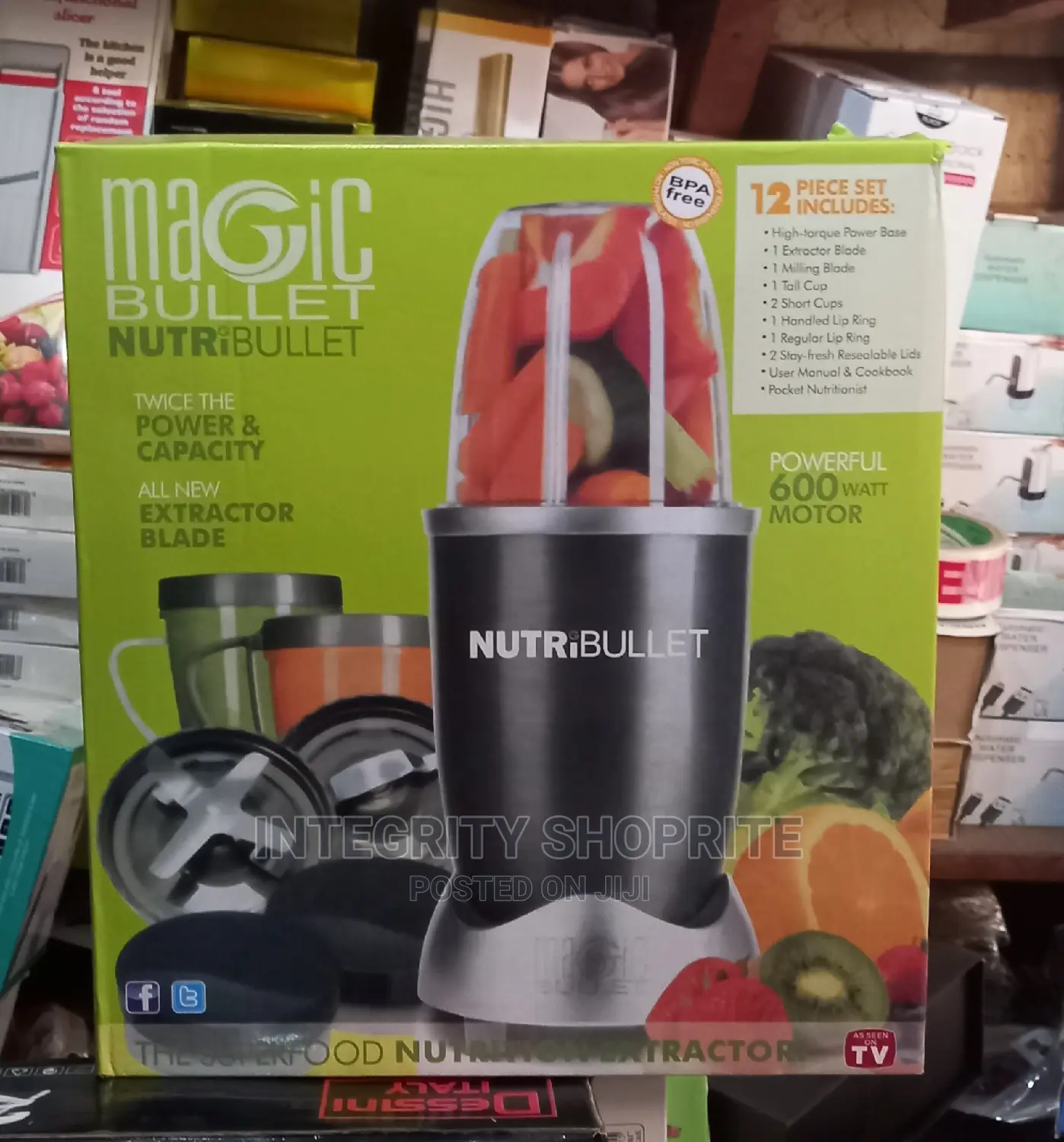 Nutribullet Original Nutrient Extractor Blender 600W in Lagos Island