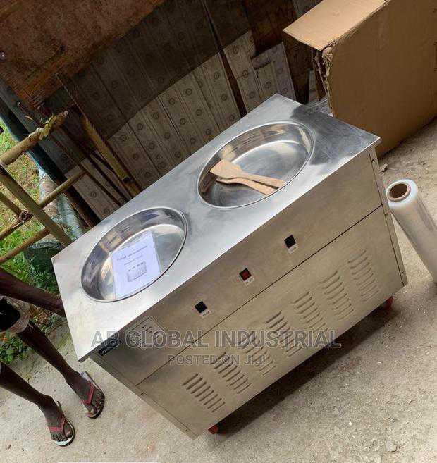 Double Ice Cream Fryer Machine (Round) in Ojo Kitchen Appliances, Ab