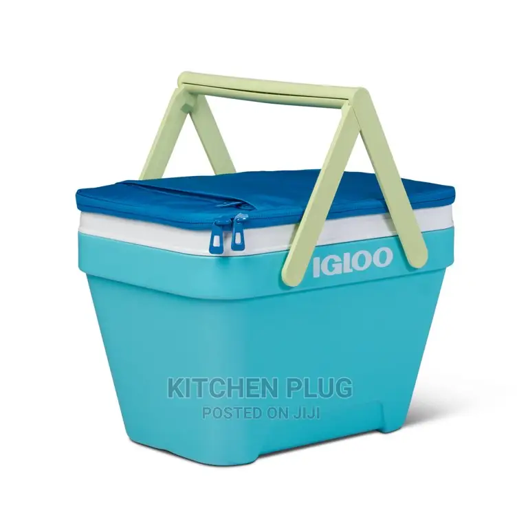 Igloo 25 Qt. Everyday Picnic Basket Cooler Aquamarine in Lagos Island