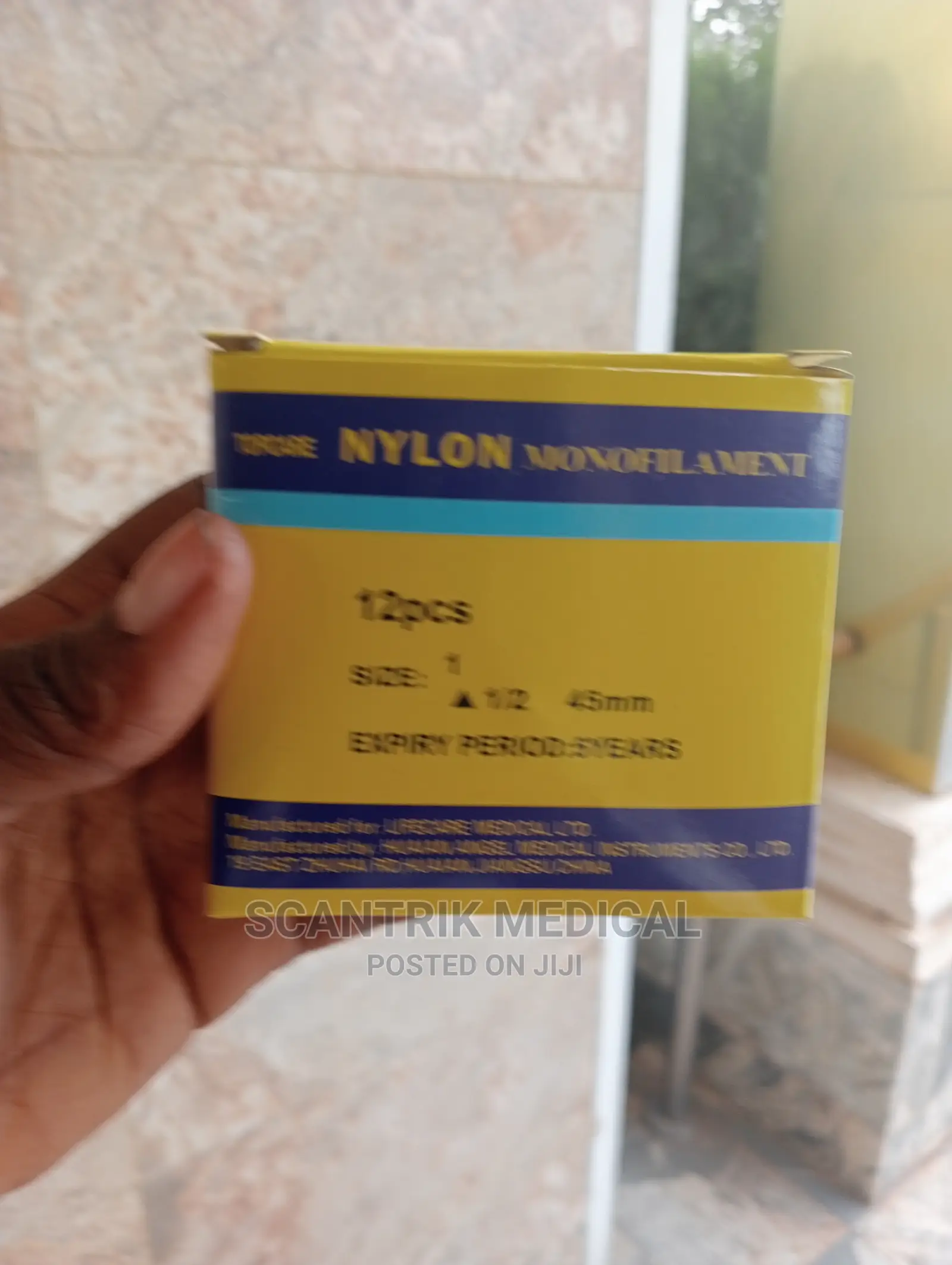 Monofilament Stainless Steel Disposable Medical Suture in Yaba