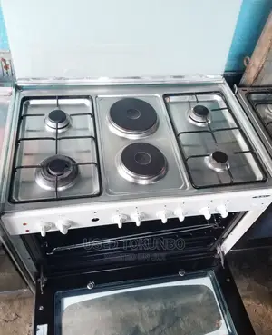 Photo - 4 Gas Burner,2 Hotplate,Oven Grill Cooker+Pay on Delivery