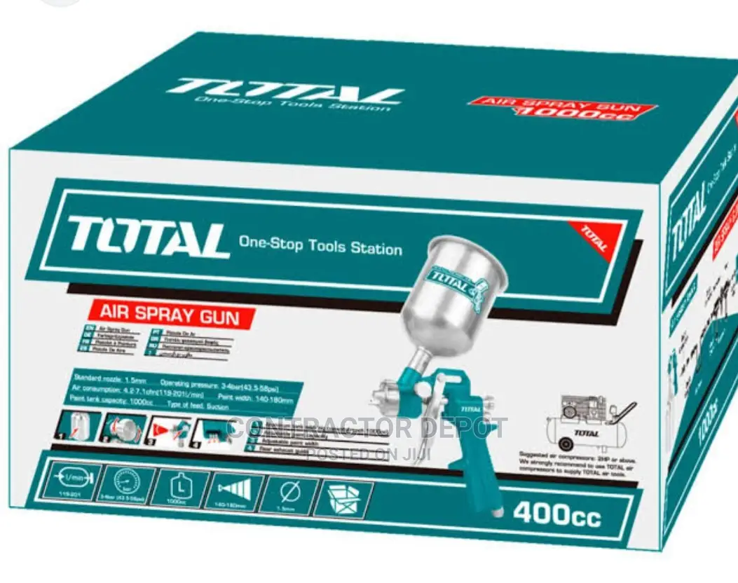 TOTAL Air Spray Gun 400cc in Lagos Island (Eko) Hand Tools, Oladimeji