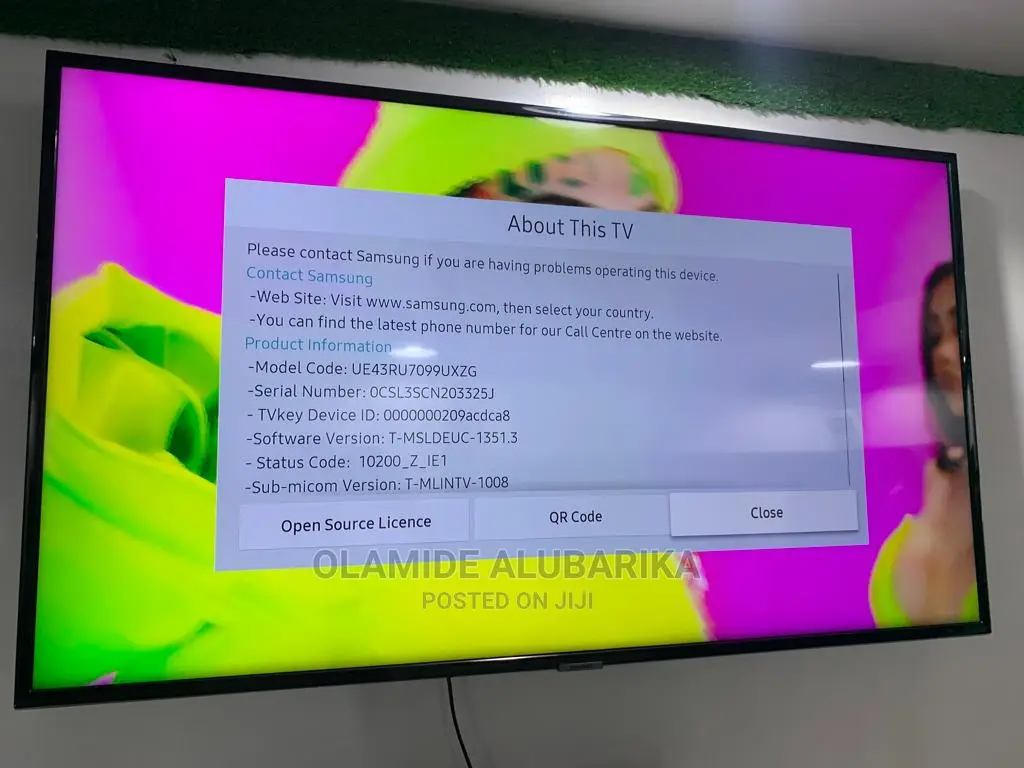 Samsung 43ru7100 43Inch Ultra HD Smart LED TV in Surulere TV & DVD