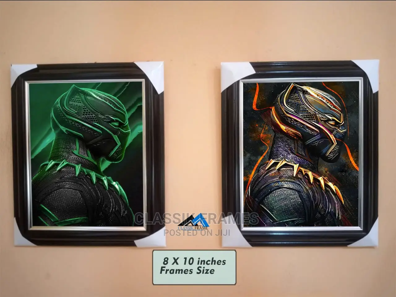 Black Panther HD Frame Picture Wall Art in Ipaja Arts & Crafts