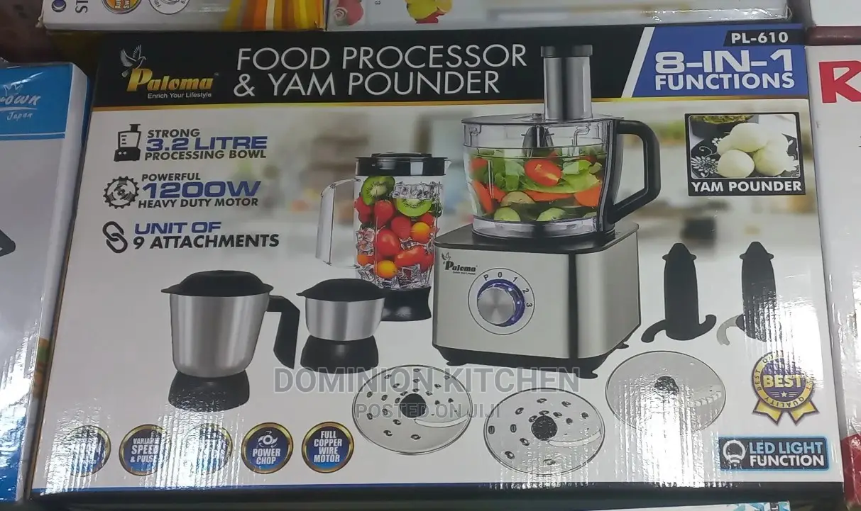 Paloma Food Processor Yam Pounder(8 in 1) in Lagos Island (Eko