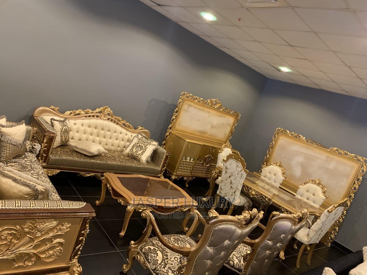 Complete Set of Royal Turkey Sofa and Dining Set in Ikeja Furniture