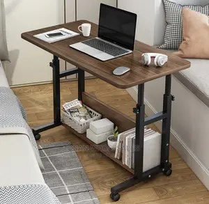 Photo - Big Movable Computer Laptop Desk With Wheel