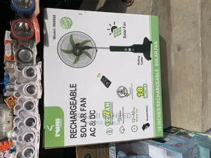 Photo - Good Quality Rechargeable Solar Fan Ac and Dc