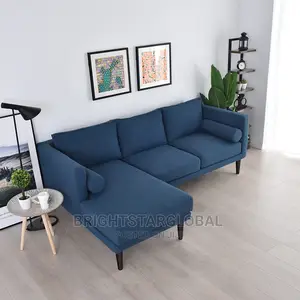 Photo - Classic, Home l'Shape Sofa Chair (Velvet)