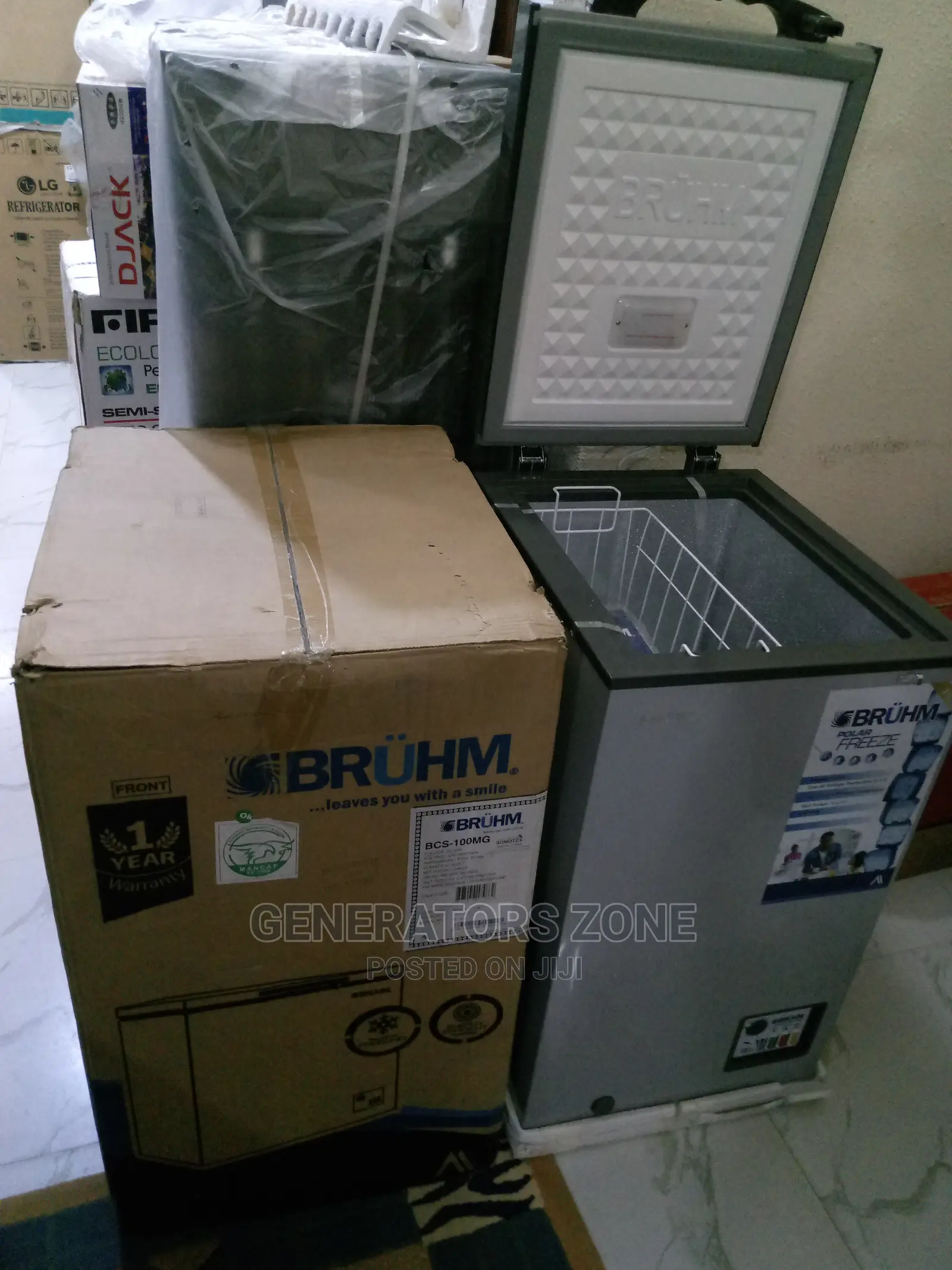 Bruhm 92 Liters Deep Chest Freezer (Bcs100mg) in Isolo Kitchen
