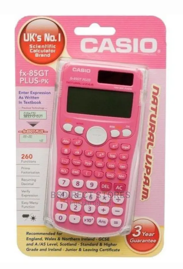 Casio FX-83GTX PLUS Super School Scientific Calculator Pink in Utako -  Stationery, Bsdirect Stores | Jiji.ng