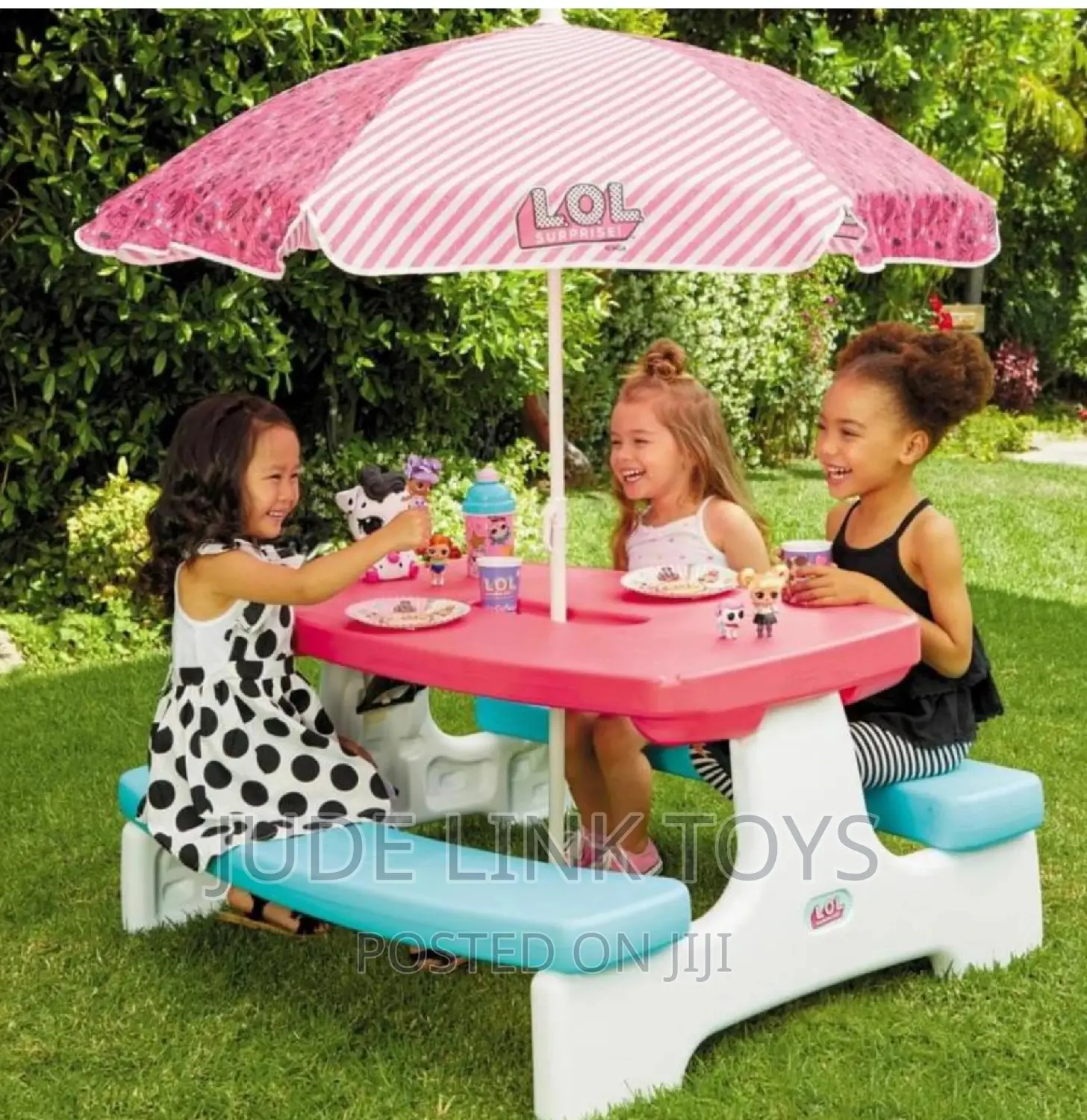Picnic Table With Umbrella in Victoria Island Children's Furniture