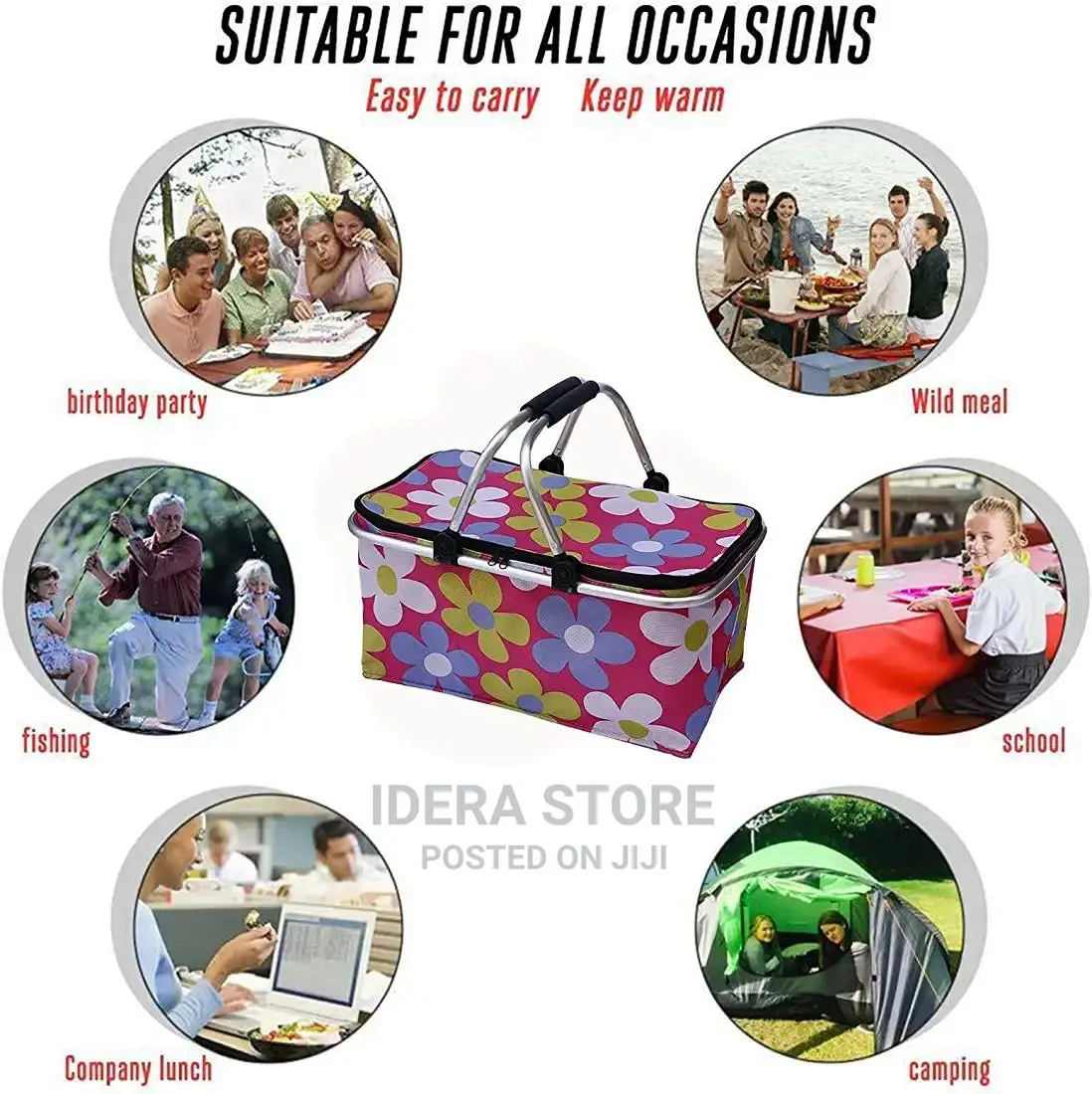 Picnic Lunch Bag in Lagos Island (Eko) Home Accessories, Alaka Pelumi