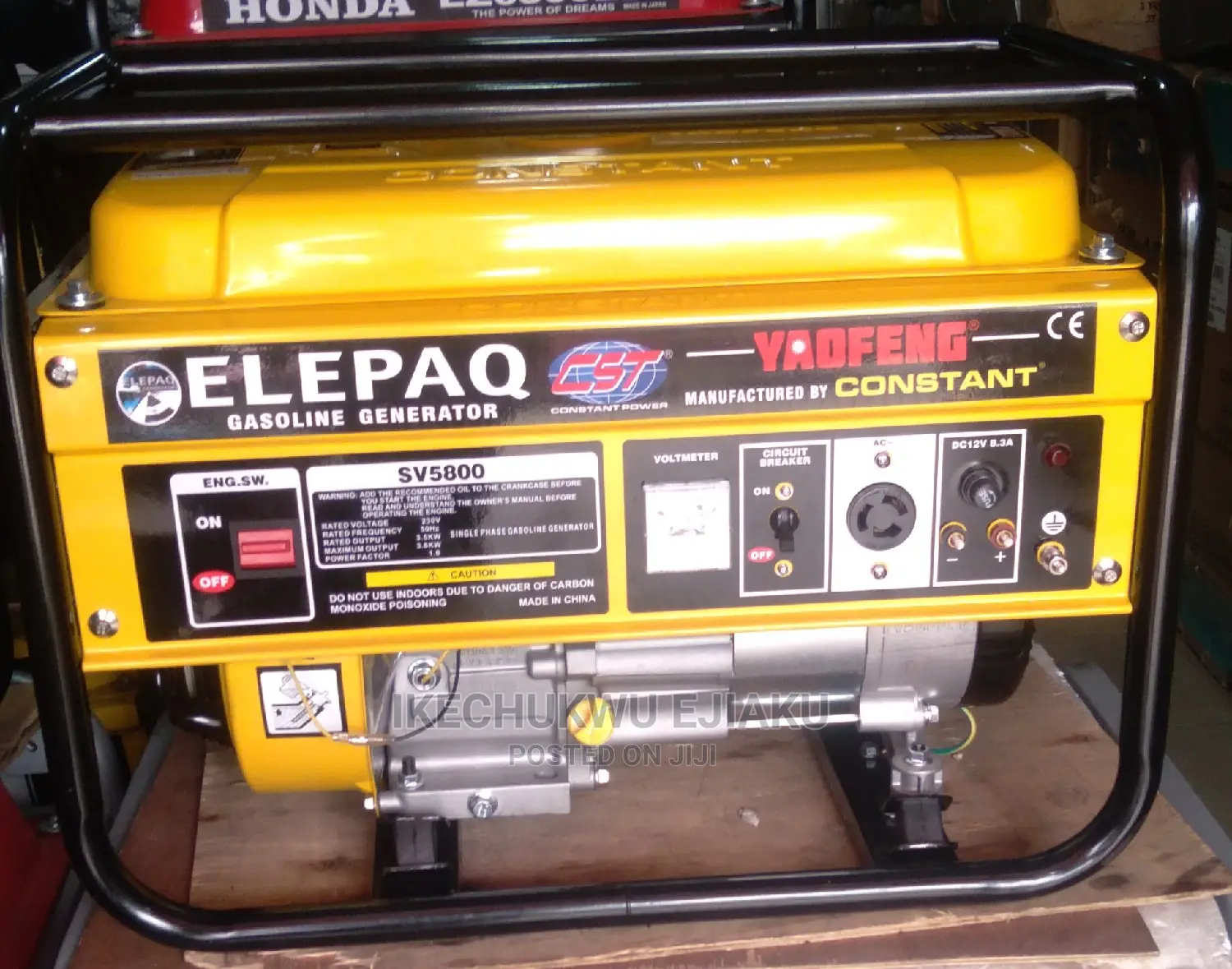 Elepaq Generator 3.5 Kva