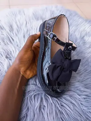 Photo - Girls School Shoes Butterfly Knots